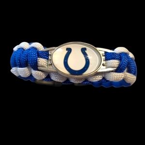 Indianapolis Colts Blue and White Paracord Bracelet